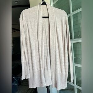 Lululemon knit wrap cardigan pale pink